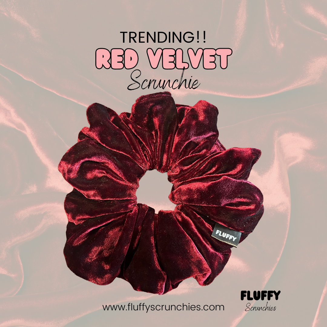 Red Velvet Scrunchie