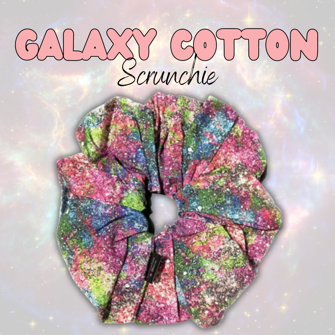 Galaxy Cotton Scrunchie