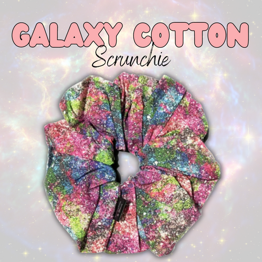 Galaxy Cotton Scrunchie