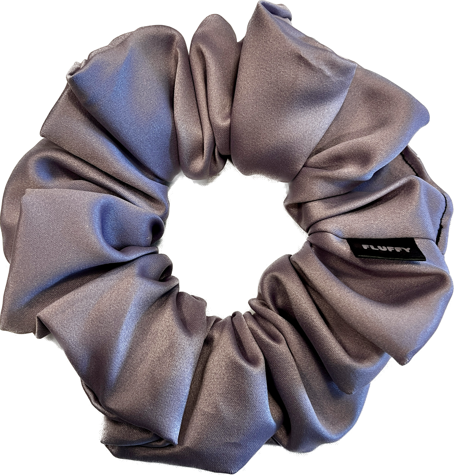 Lavender Satin Scrunchie