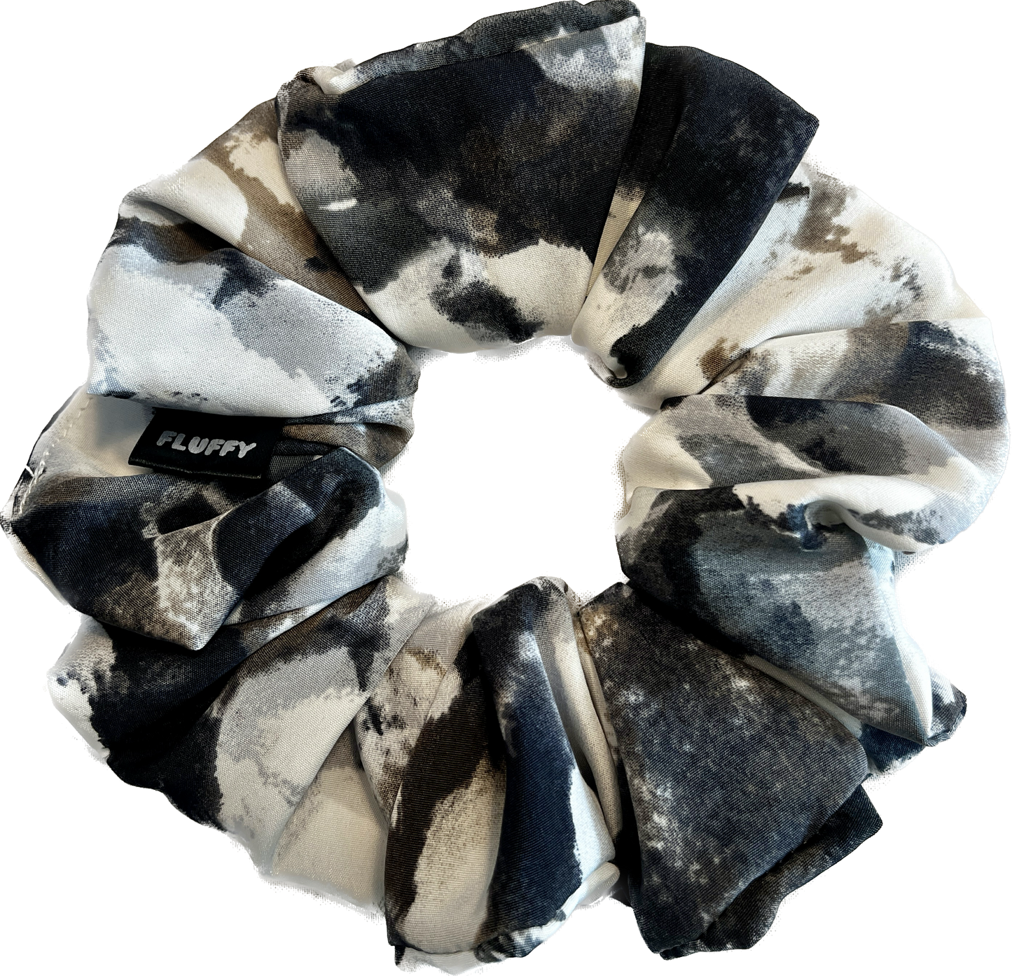 Oxford Blues Satin Scrunchie