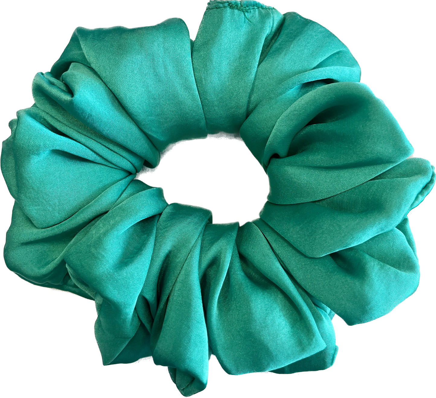 Seafoam Green Silky Satin Scrunchie