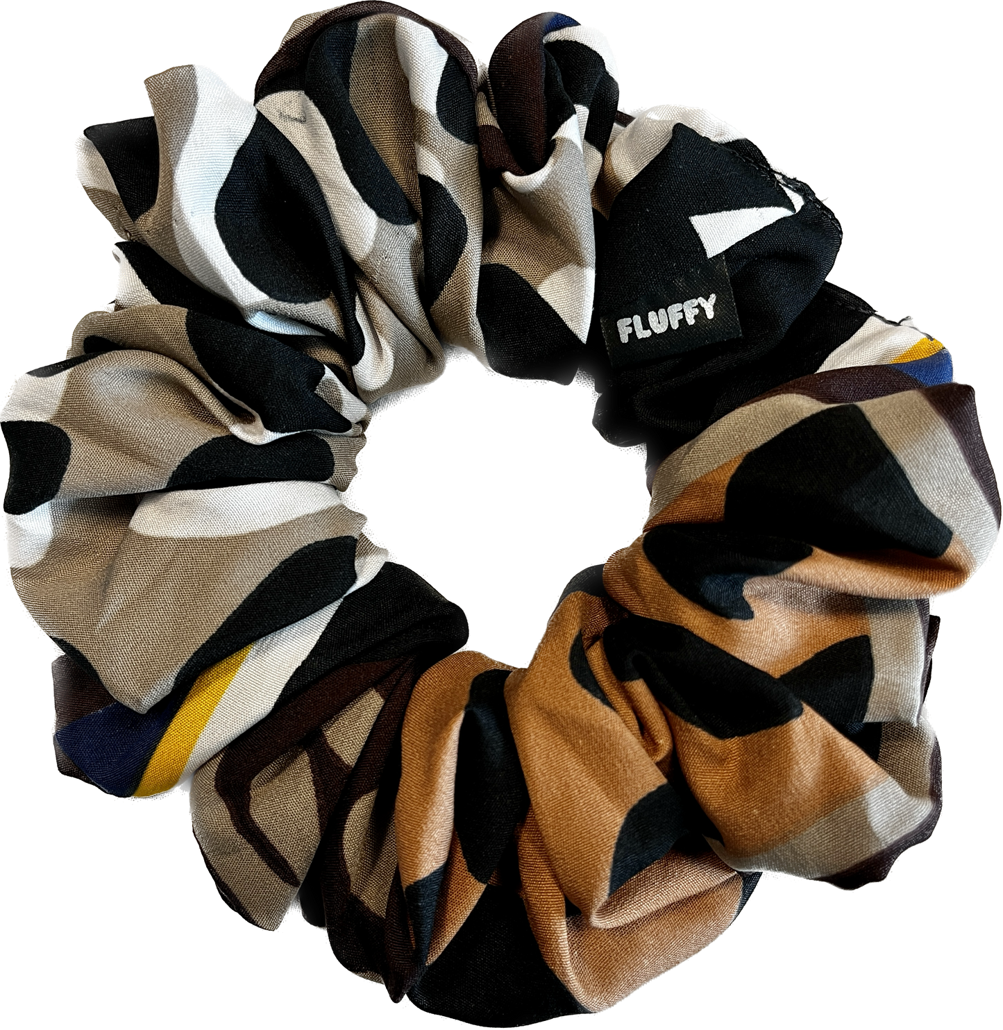 Animal Print Cotton Scrunchie