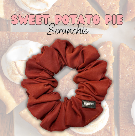 Sweet Potato Pie Satin Scrunchie