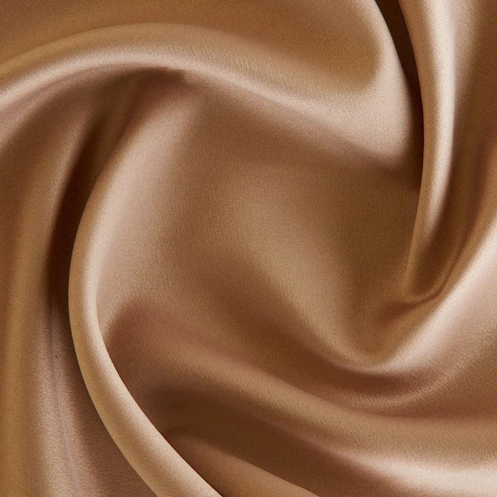 Sand Rumple Satin Scrunchie