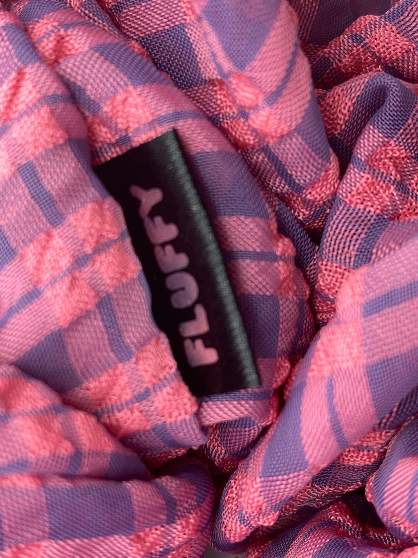 Cotton Candy Polyester Scrunchie