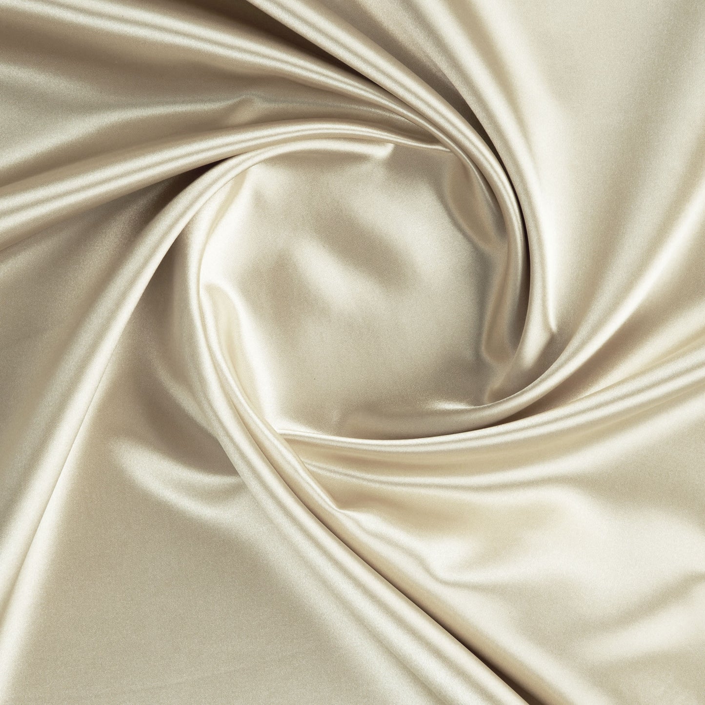 Ivory Satin Scrunchie