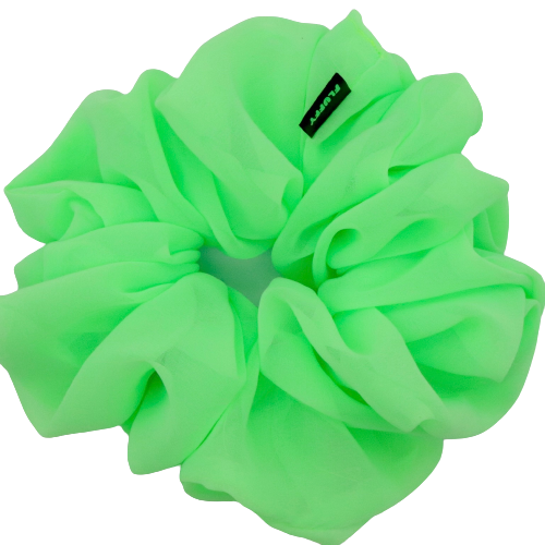 Key Lime Chiffon Scrunchie