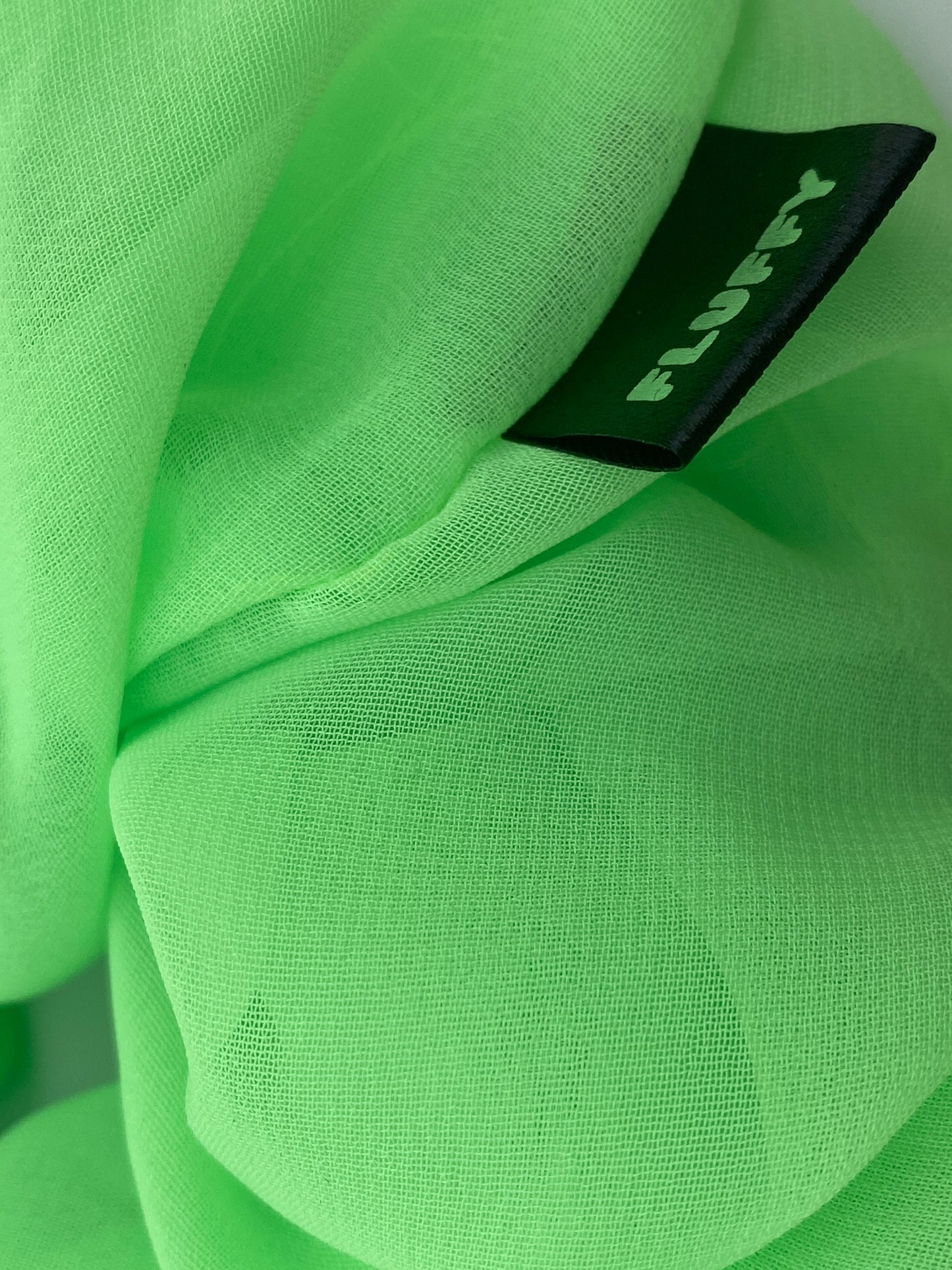 Key Lime Chiffon Scrunchie