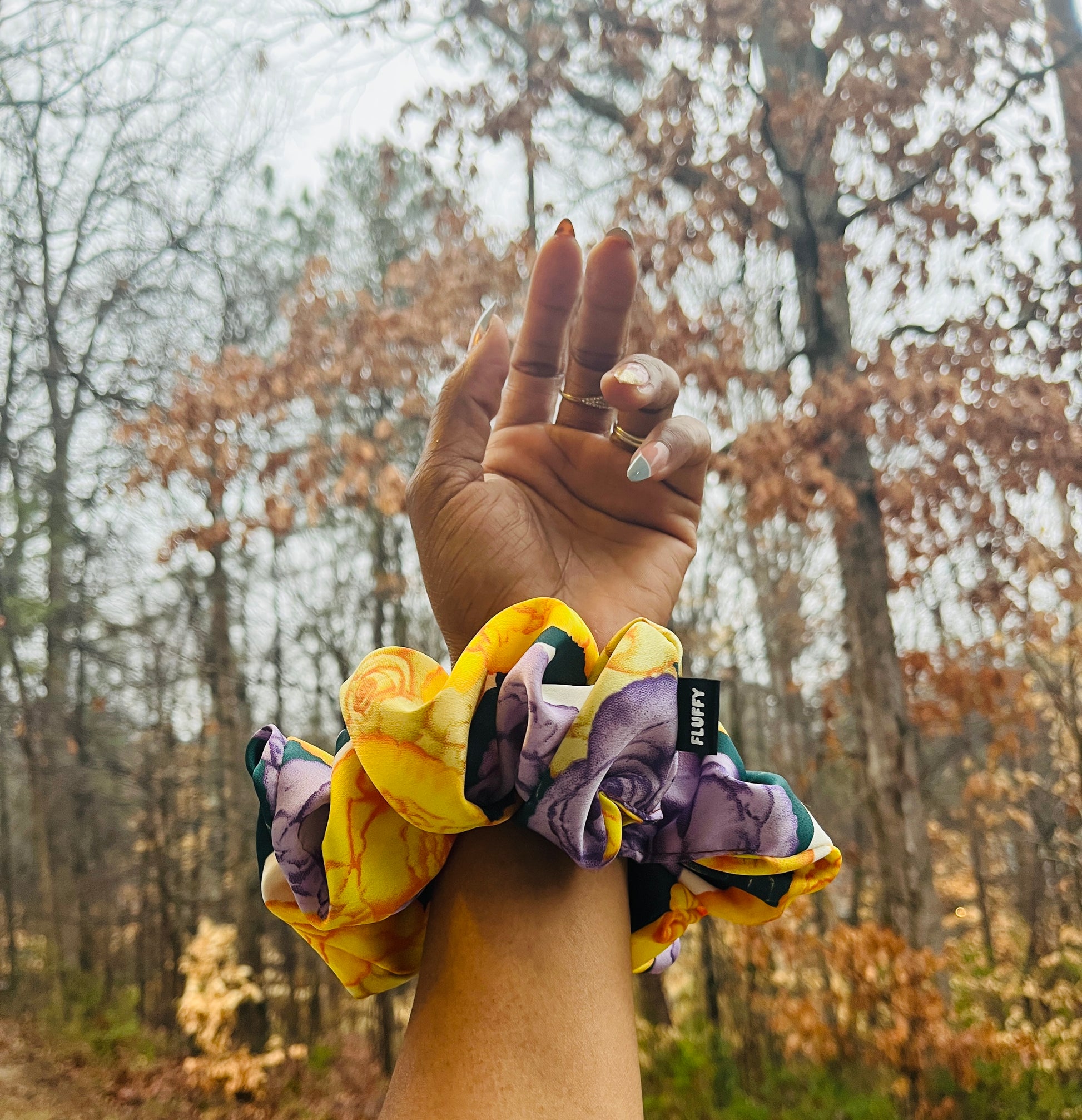 You are seeing our satin scrunchies in 3 sizes..  The sizes of our Satin Scrunchies are Large, Medium and Mini.  Simply select the size you want in the drop down menu and add them to the card.   Our Satin Scrunchies are perfect for all hair types and every person. We have multiple colors and sizes available