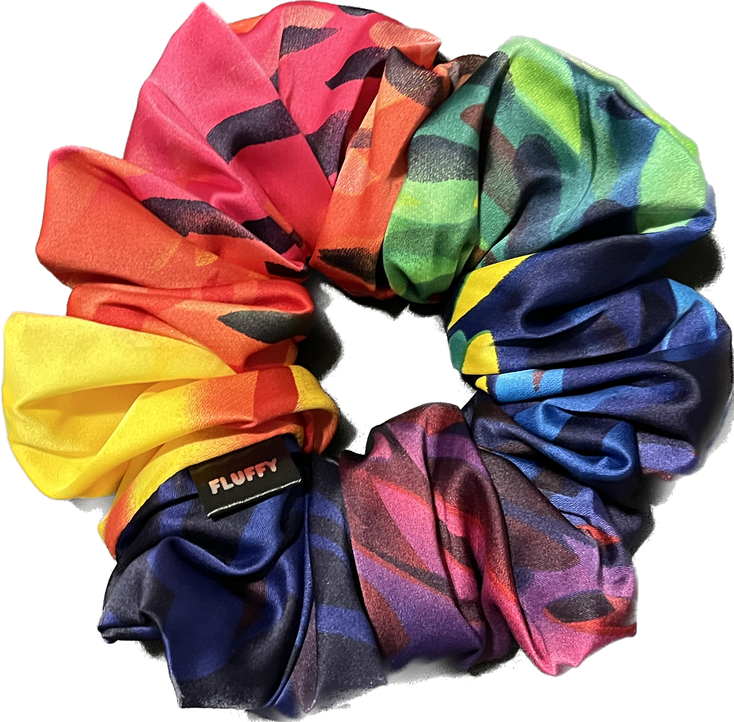 Colorburst Satin Scrunchie
