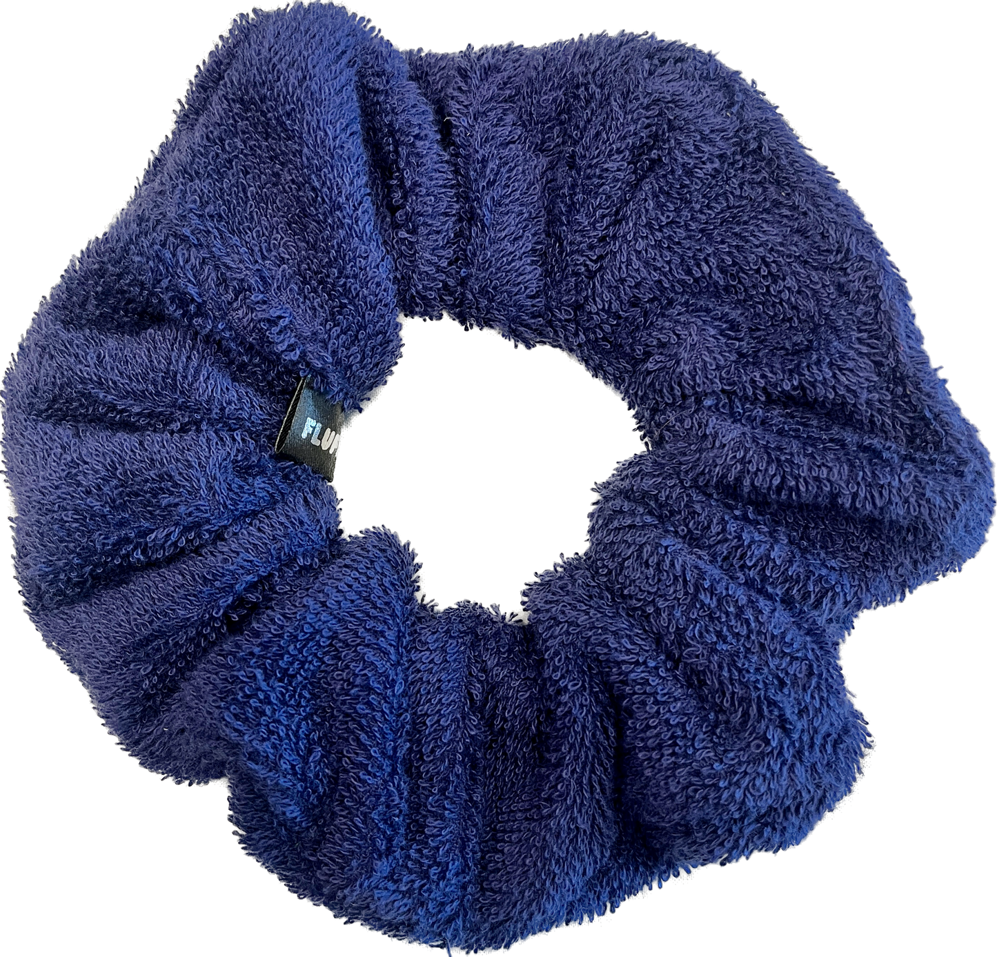 Navy Blue Towel Scrunchie