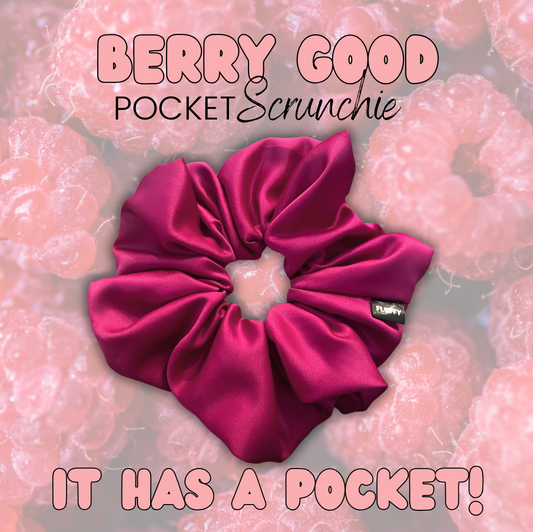 Berry Good Satin Scrunchie