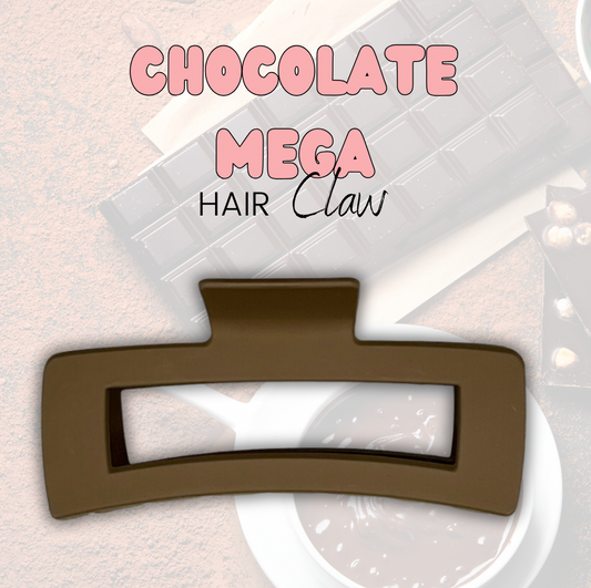 Chocolate Mega Hair Claw