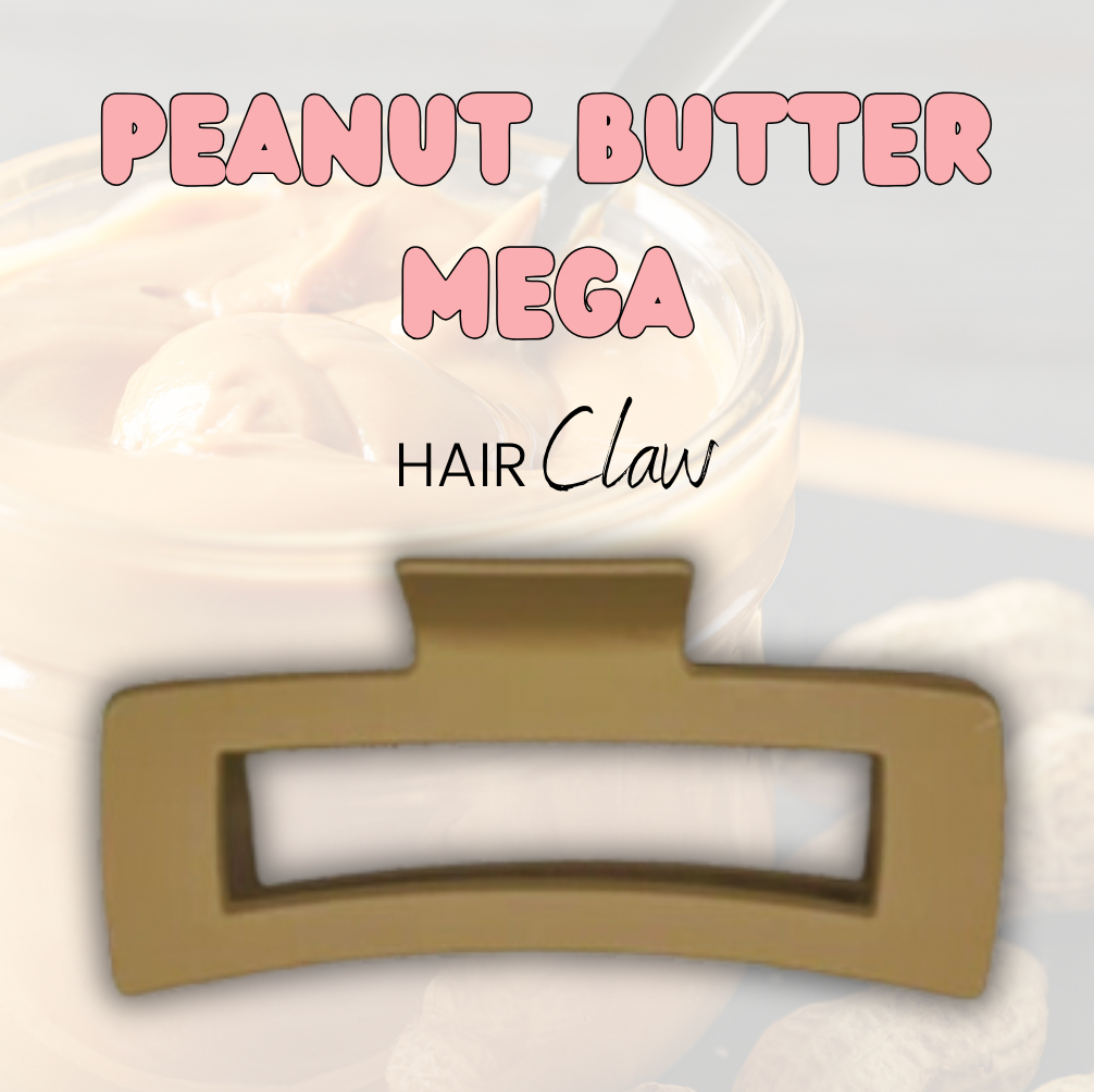 Peanut Butter Mega Hair Claw