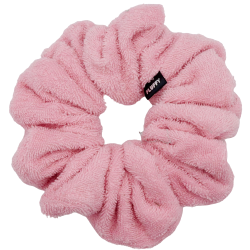 Powder Pink Towel Scrunchie