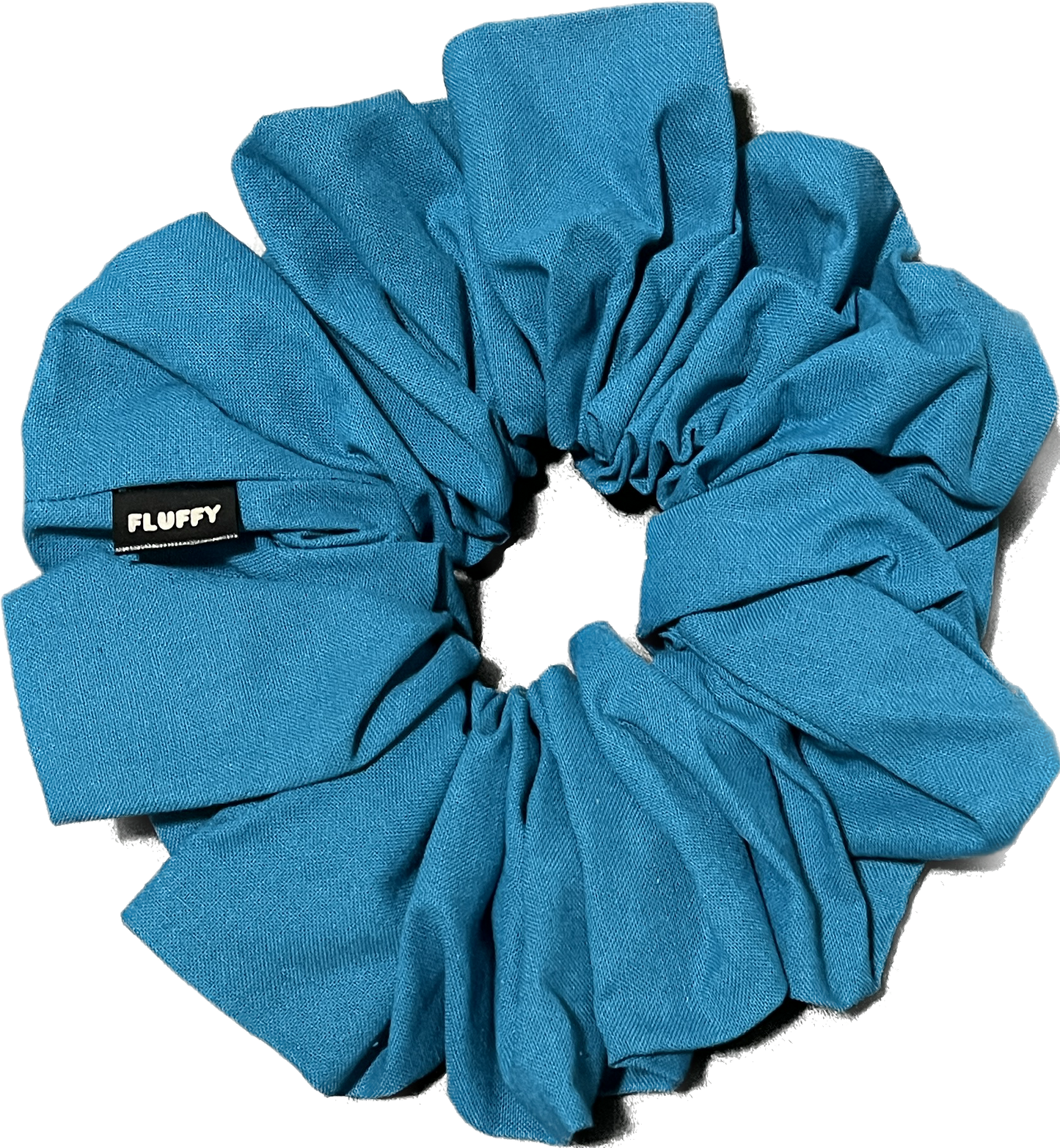 Turquoise Paradise - Cotton Scrunchie